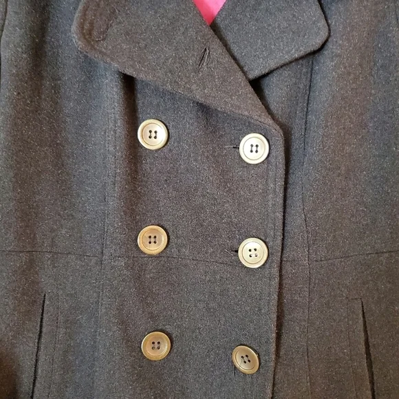 Charlotte Russe Women's Belted Pea Coat - Picture 2 of 6